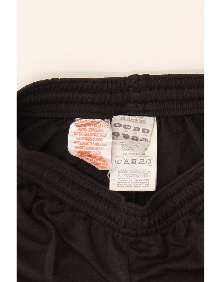 ADIDAS Boys Climalite Sport Shorts 7-8 Years  Black Polyester Vintage Adidas and Second-Hand Adidas from Messina Hembry 