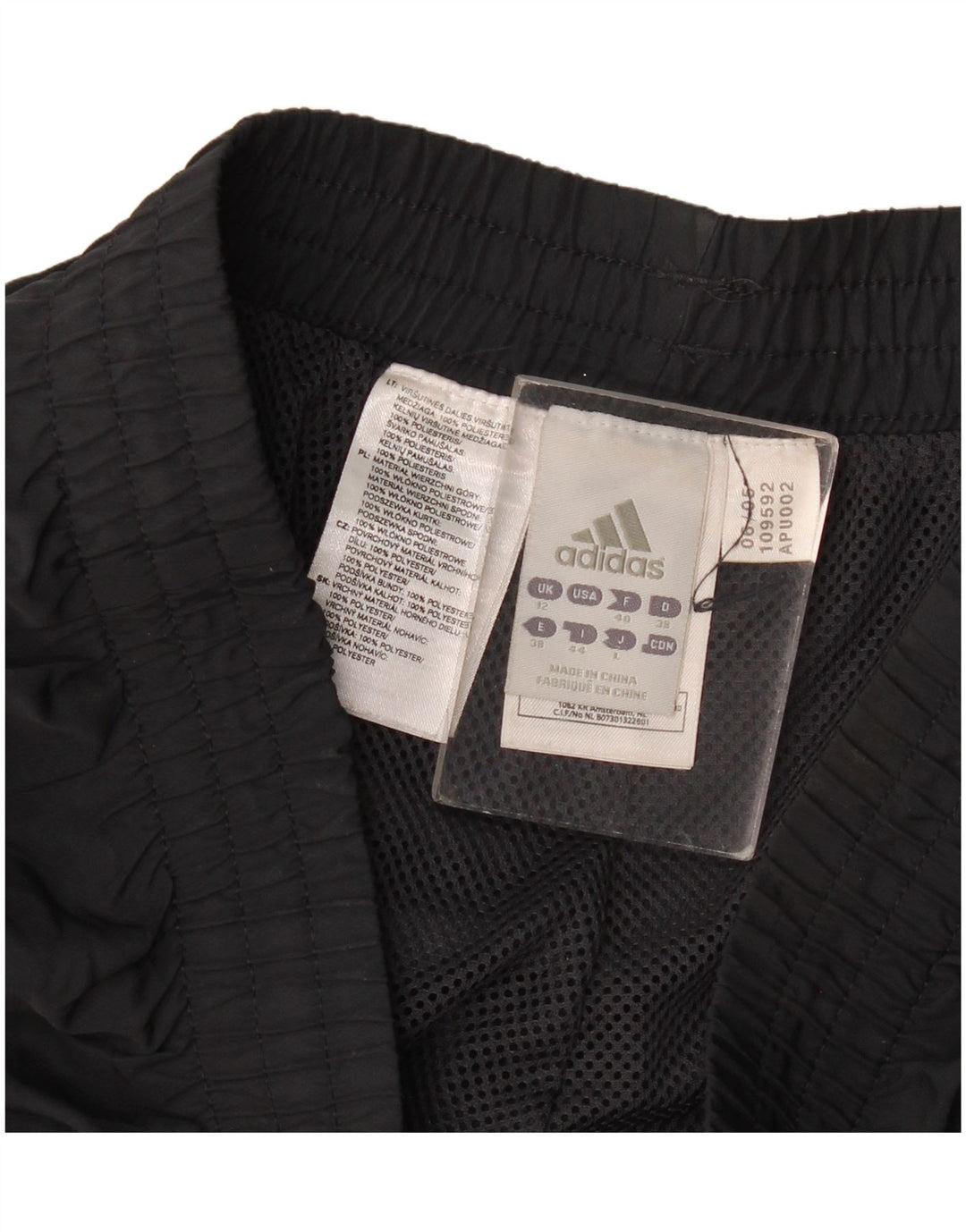 Adidas Damen Trainingshose UK 16 Large Grau Polyester