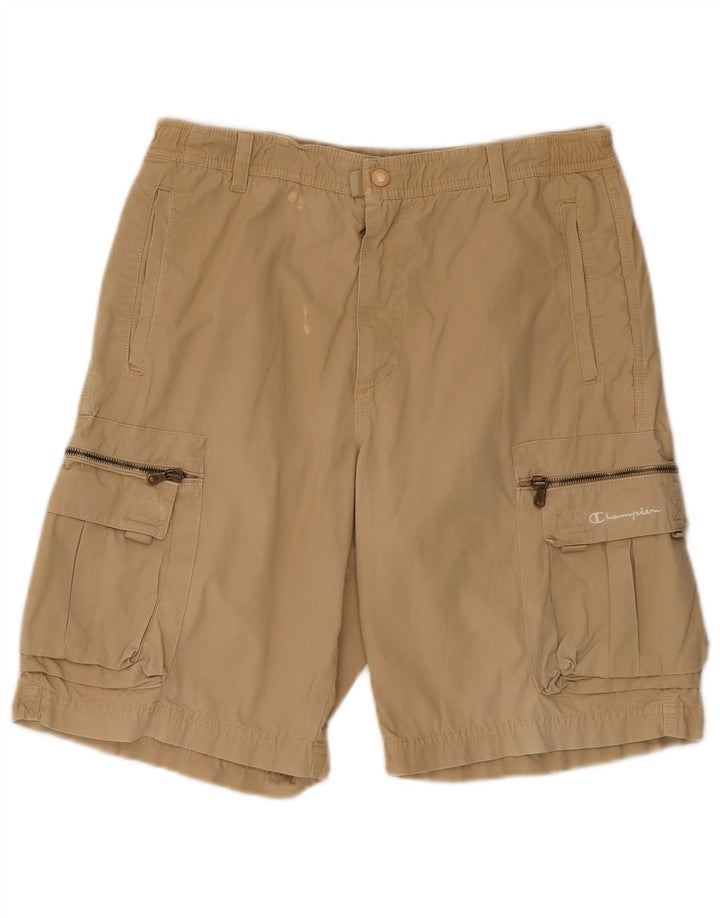 Champion Herren Cargoshorts Medium W30 Beige Baumwolle