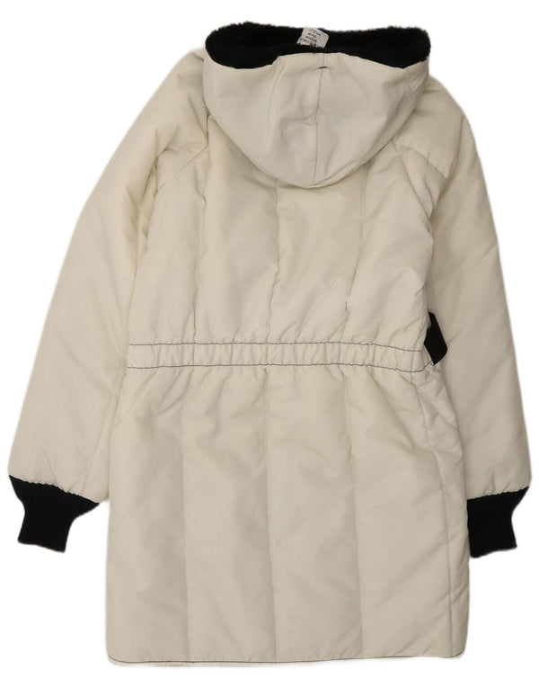 Refrigiwear Womens Cruzcampo gepolsterter Mantel UK 14 Medium Off White Colourblock