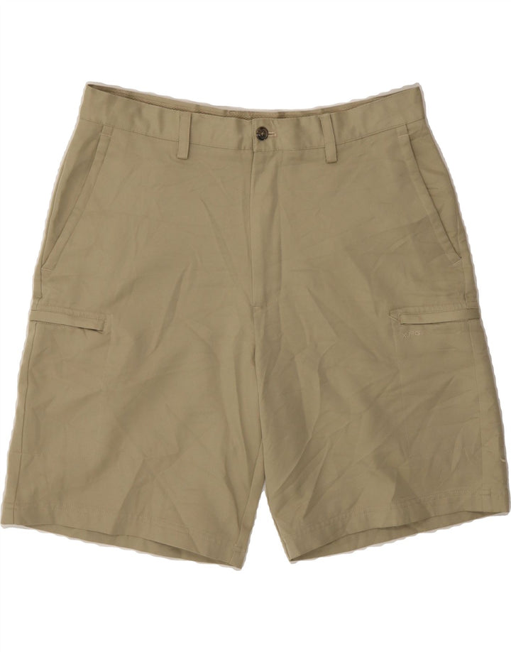 IZOD Mens Cargo Shorts W34 Large  Beige Polyester Vintage Izod and Second-Hand Izod from Messina Hembry 