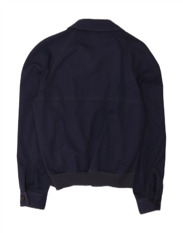 SPORTMAN Womens Bomber Jacket IT 48 XL Navy Blue Vintage Sportman and Second-Hand Sportman from Messina Hembry 