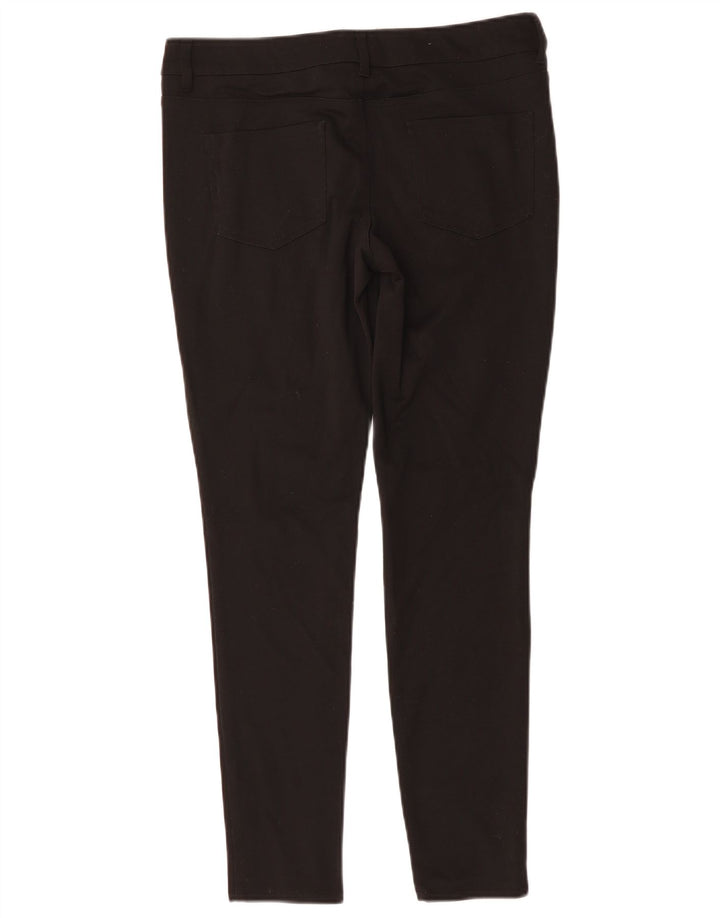 MOSSIMO Damen Skinny Freizeithose US 8 Medium W30 L29 Schwarz Polyester