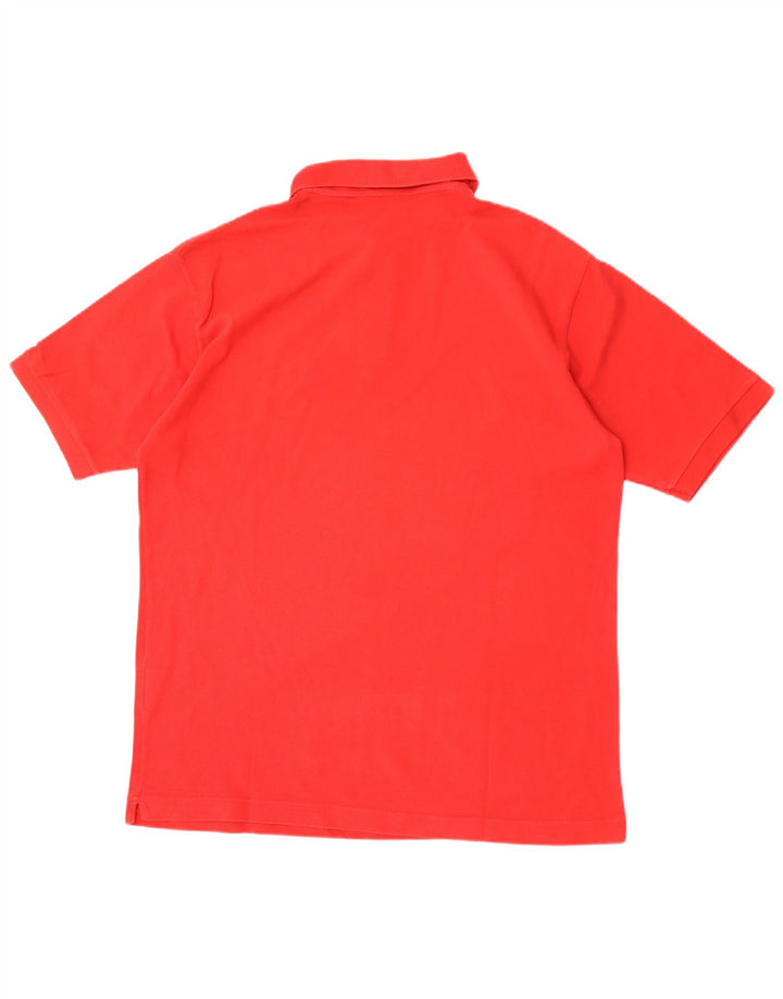 Kappa Herren Poloshirt XL Rot Baumwolle