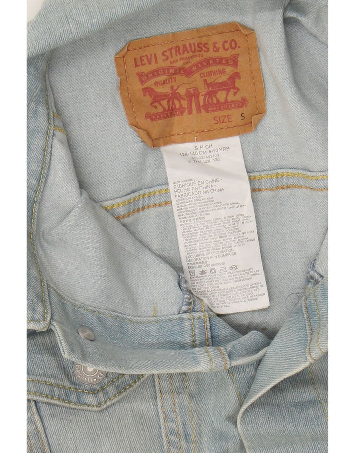 LEVI'S Boys Denim Jacket 8-9 Years Small Blue Cotton