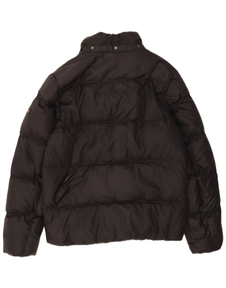 Tommy Hilfiger Herren Wattierte Jacke UK 42 XL Schwarz Polyester