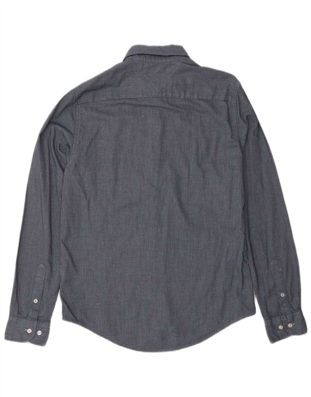TOMMY HILFIGER Herren Slim Fit Hemd Small Marineblau Baumwolle