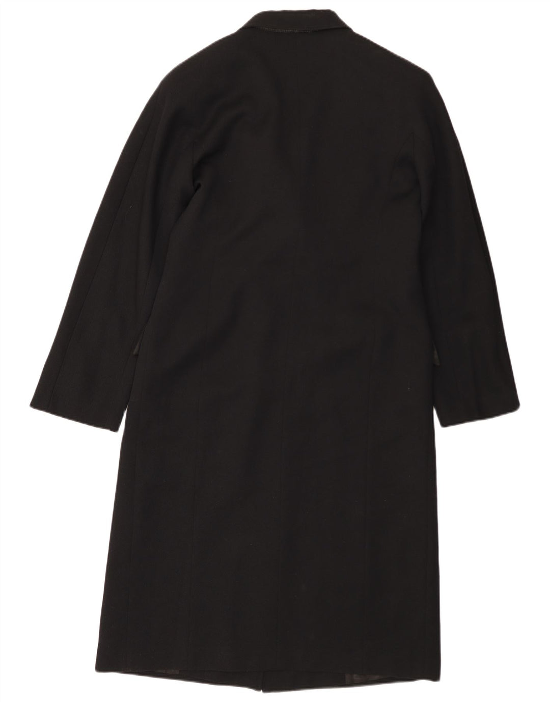 Trussardi Damen Mantel IT 46 Large Schwarze Wolle