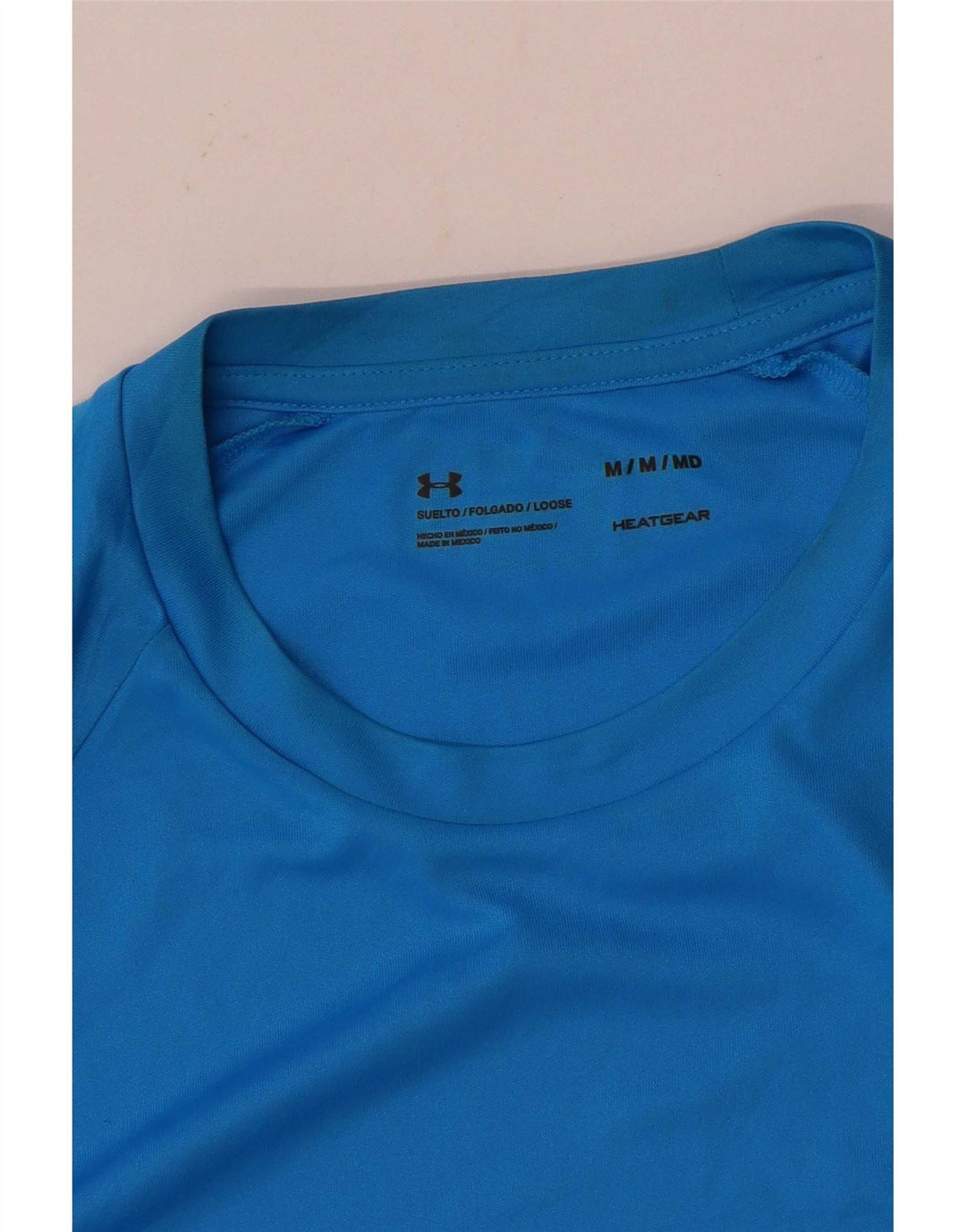 Under Armour Herren Kurzarm-T-Shirt mit normaler Passform Mittelblau