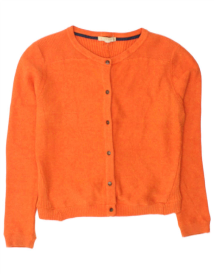 White Stuff Damen Crop Cardigan Pullover UK 14 Mittelorange