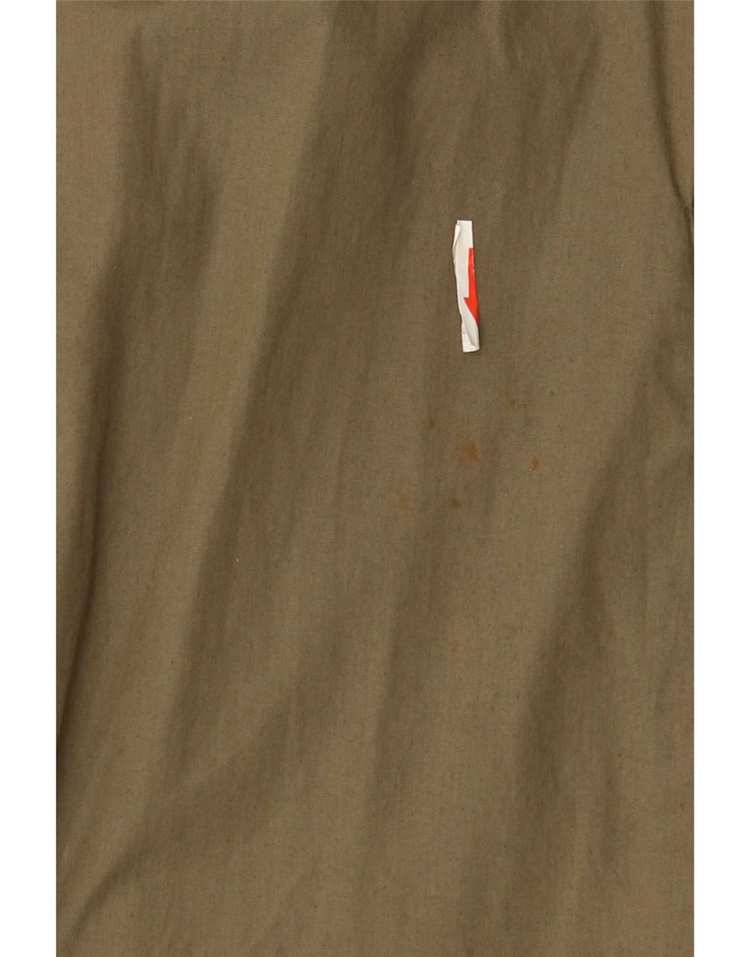 Stratos Herrenmantel UK 40 Large Khaki Baumwolle