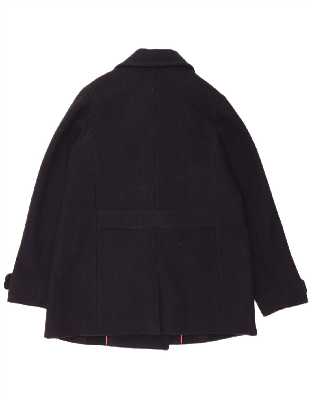 Crew Clothing Damen Pea Coat UK 14 Medium Marineblaue Wolle