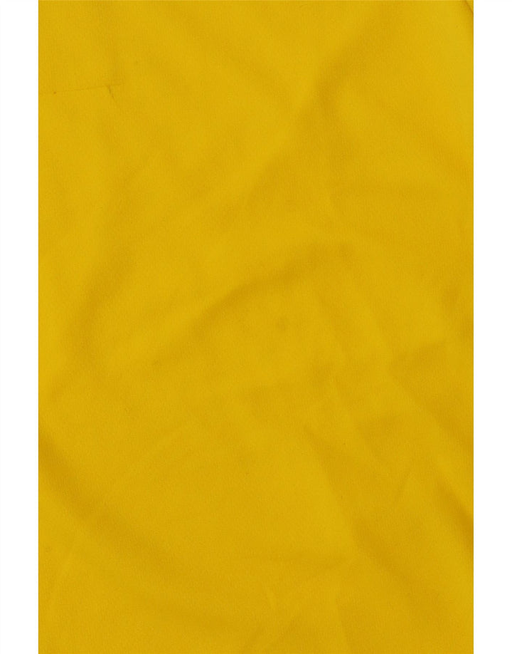 ADIDAS Herren Climalite T-Shirt Top Mittelgelbes Polyester