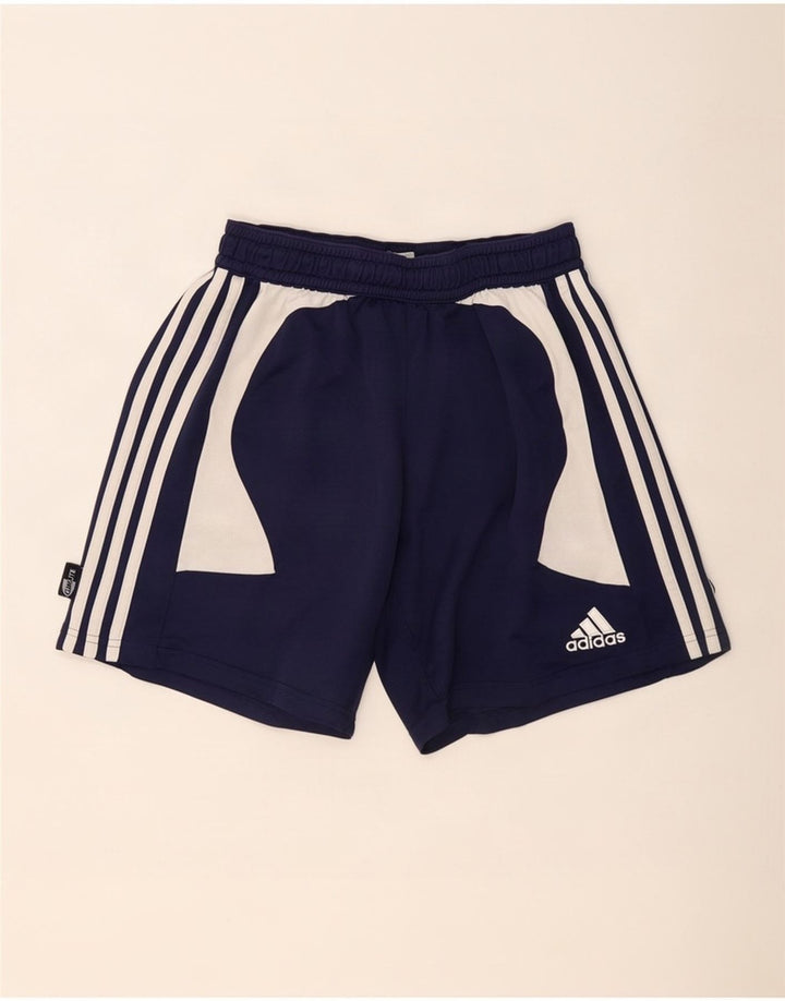 Adidas Herren Climalite Sport Shorts Medium Marineblau Colourblock Polyester