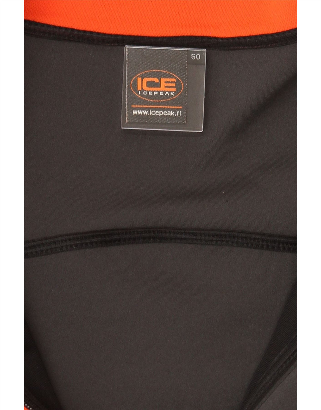ICEPEAK Mens Bomber Jacket IT 50 Large Orange Colourblock Vintage Icepeak and Second-Hand Icepeak from Messina Hembry 