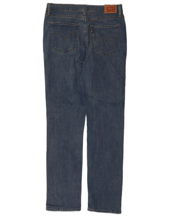 Levi's Damen 724 High Rise Straight Jeans W32 L32 Blaue Baumwolle
