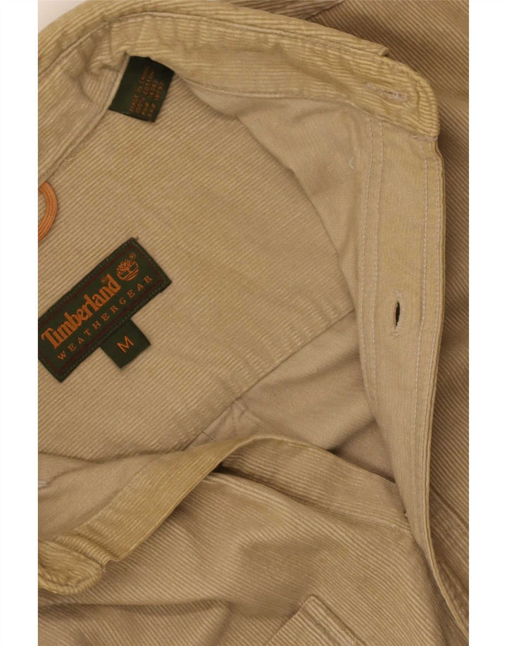 Timberland Herren Cordhemd Mittelbeige Baumwolle
