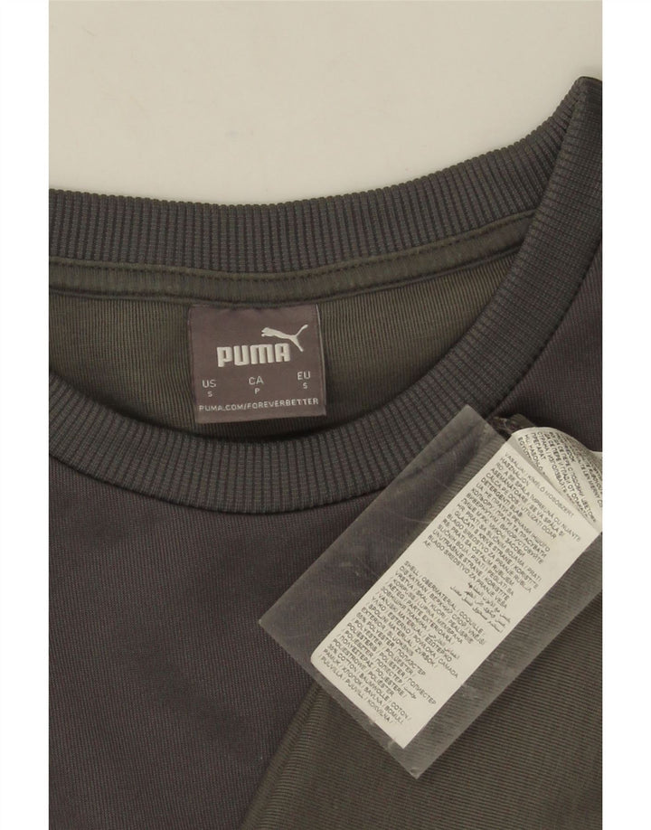 Puma Herren Grafik-Sweatshirt-Pullover, klein, grau, Polyester