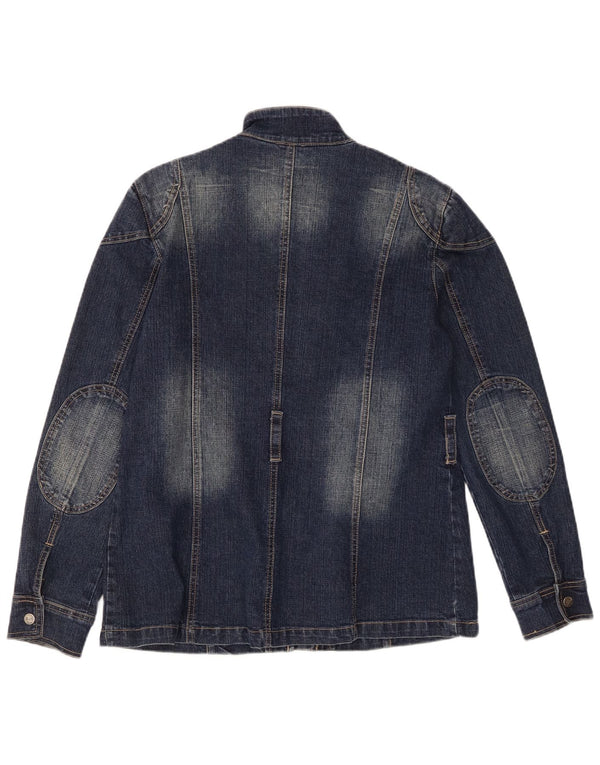 XFN Jeans Damen Jeansjacke UK 18 XL Marineblau Baumwolle