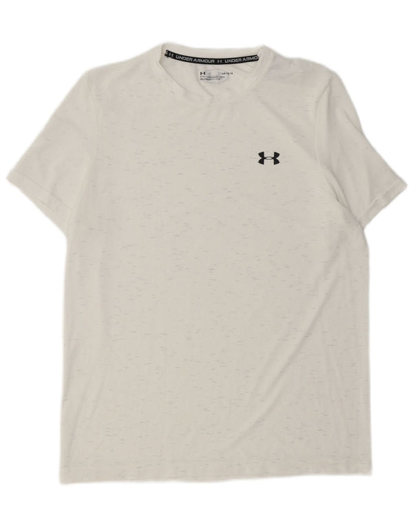Under Armour Herren-T-Shirt-Oberteil, großes, weiß geflecktes Nylon