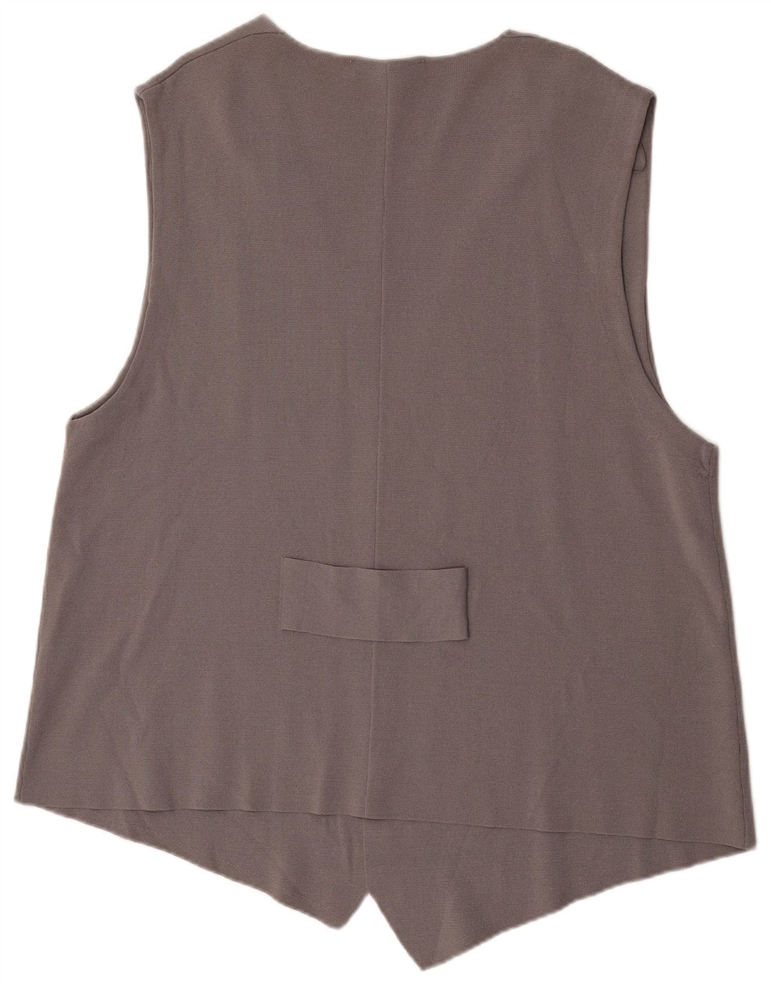 Zara Damen OPEN Weste UK 10 Small Graue Viskose