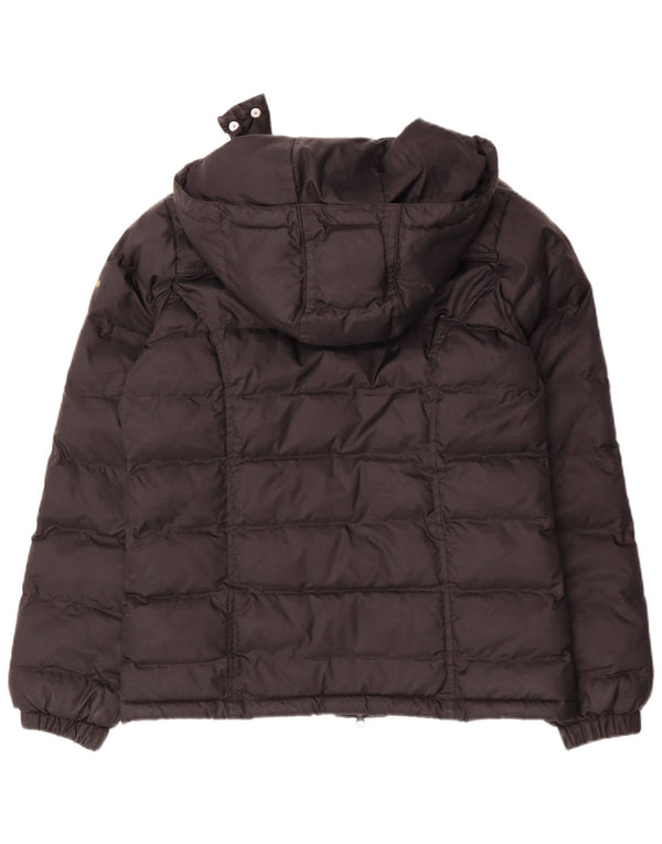 Lee Damen-Kapuzen-Übergröße, gepolsterte Jacke, UK 6, XS, Schwarz, Polyamid