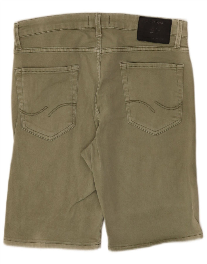 Jack & Jones Herren-Jeansshorts, Größe L, W34, Khaki