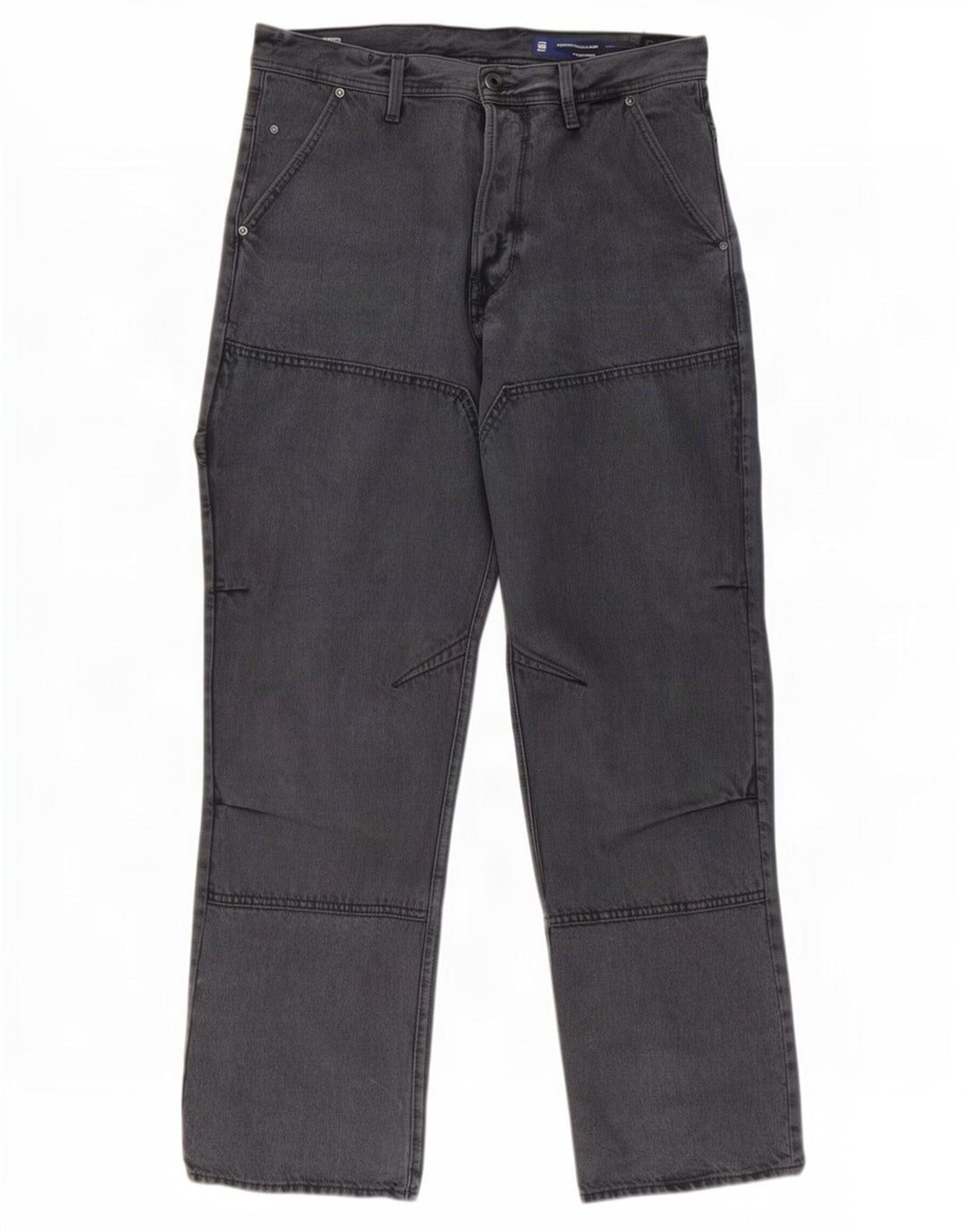 G-Star Herren Carpenter Loose Jeans W34 L34 Graue Baumwolle