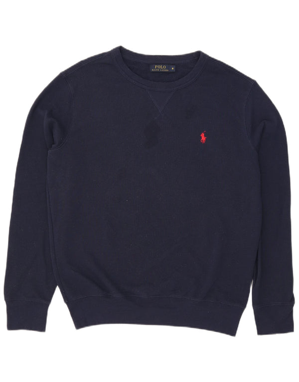 Polo Ralph Lauren Herren-Sweatshirt, mittelgroß, marineblau, Baumwolle