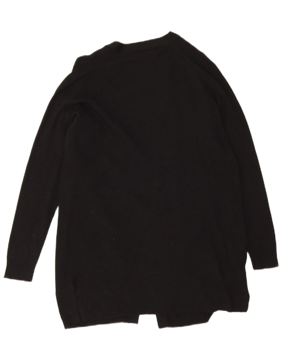Marks & Spencer Offener Damen-Cardigan-Pullover UK 14 Mittelschwarze Viskose