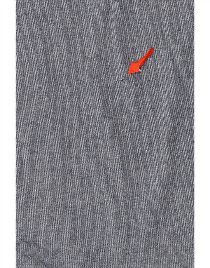 Wrangler Herren-Poloshirt mit normaler Passform, Größe L, Blau