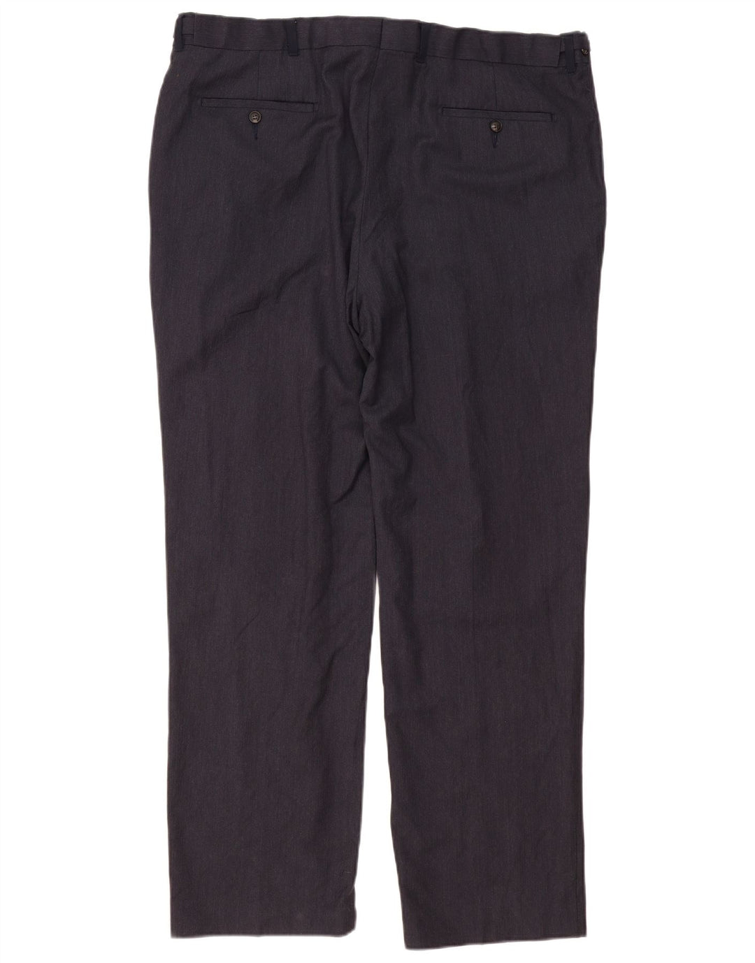 Marks & Spencer Herren-Anzughose in normaler Passform, W42 L33, marineblaue Wolle