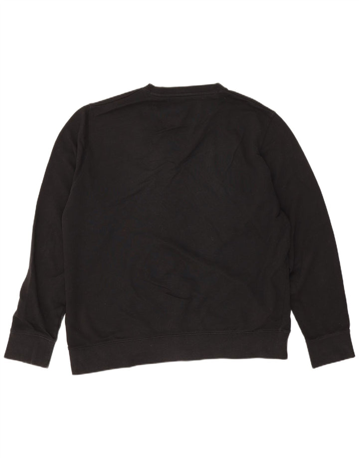 Wrangler Herren Sweatshirt Pullover XL Schwarz Baumwolle