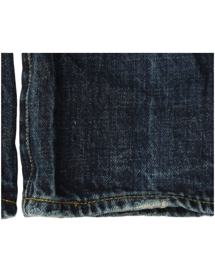 G-Star Herren Distressed Slim Jeans W33 L34 Blaue Baumwolle