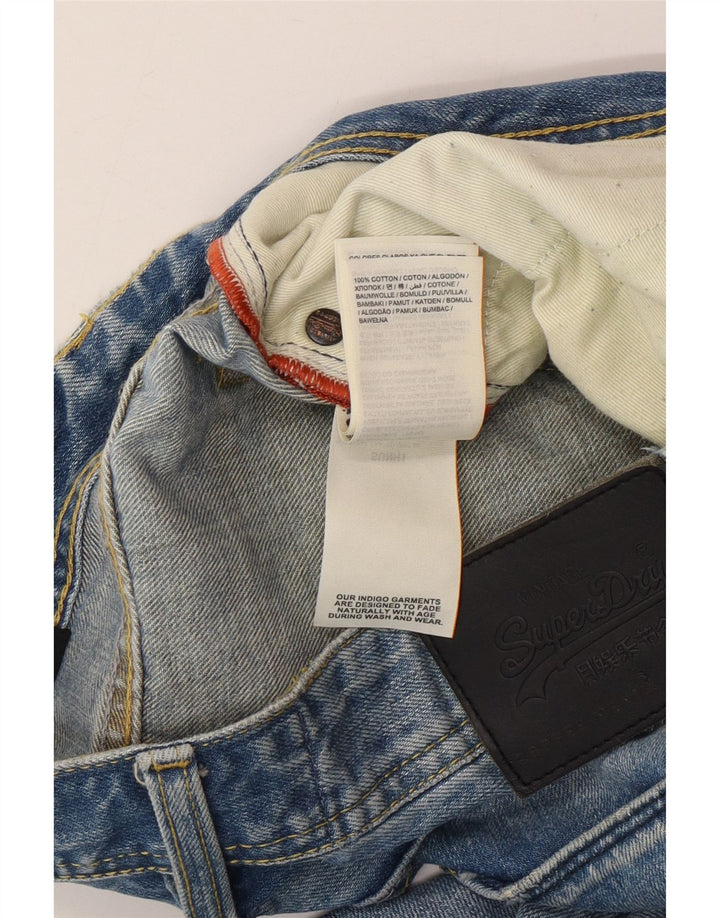 Superdry Herren Loose Jeans W30 L32 Blaue Baumwolle