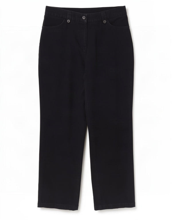 Marks & Spencer Damen Chinohose UK 14 Large W32 L27 Marineblau