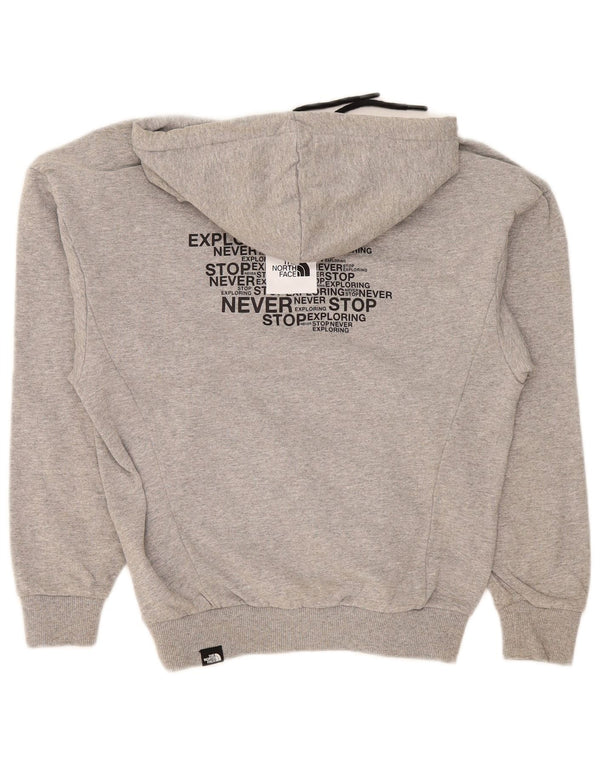 Übergroßer Kapuzenpullover für Damen von The North Face, UK 10, Größe S, Grau, Baumwolle