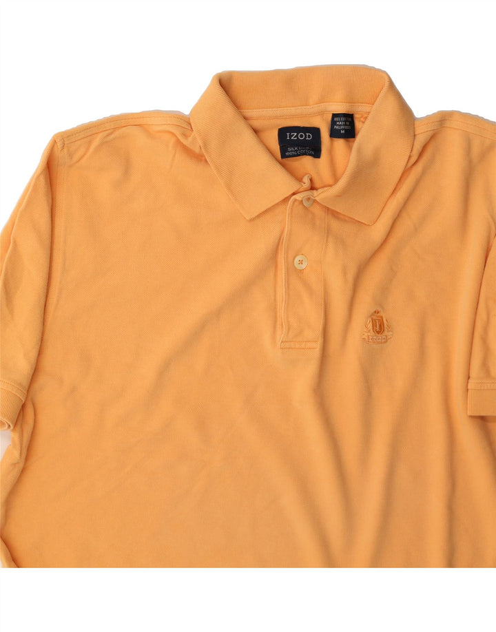 IZOD Mens Polo Shirt Medium Orange Cotton Vintage Izod and Second-Hand Izod from Messina Hembry 