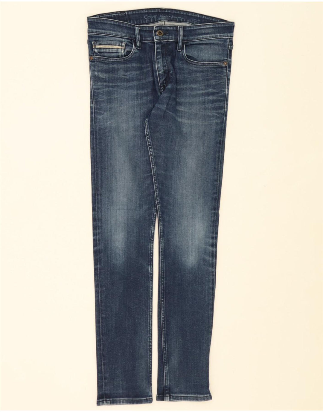CALVIN KLEIN Womens Skinny Jeans W31 L31 Blue Vintage Calvin Klein and Second-Hand Calvin Klein from Messina Hembry 