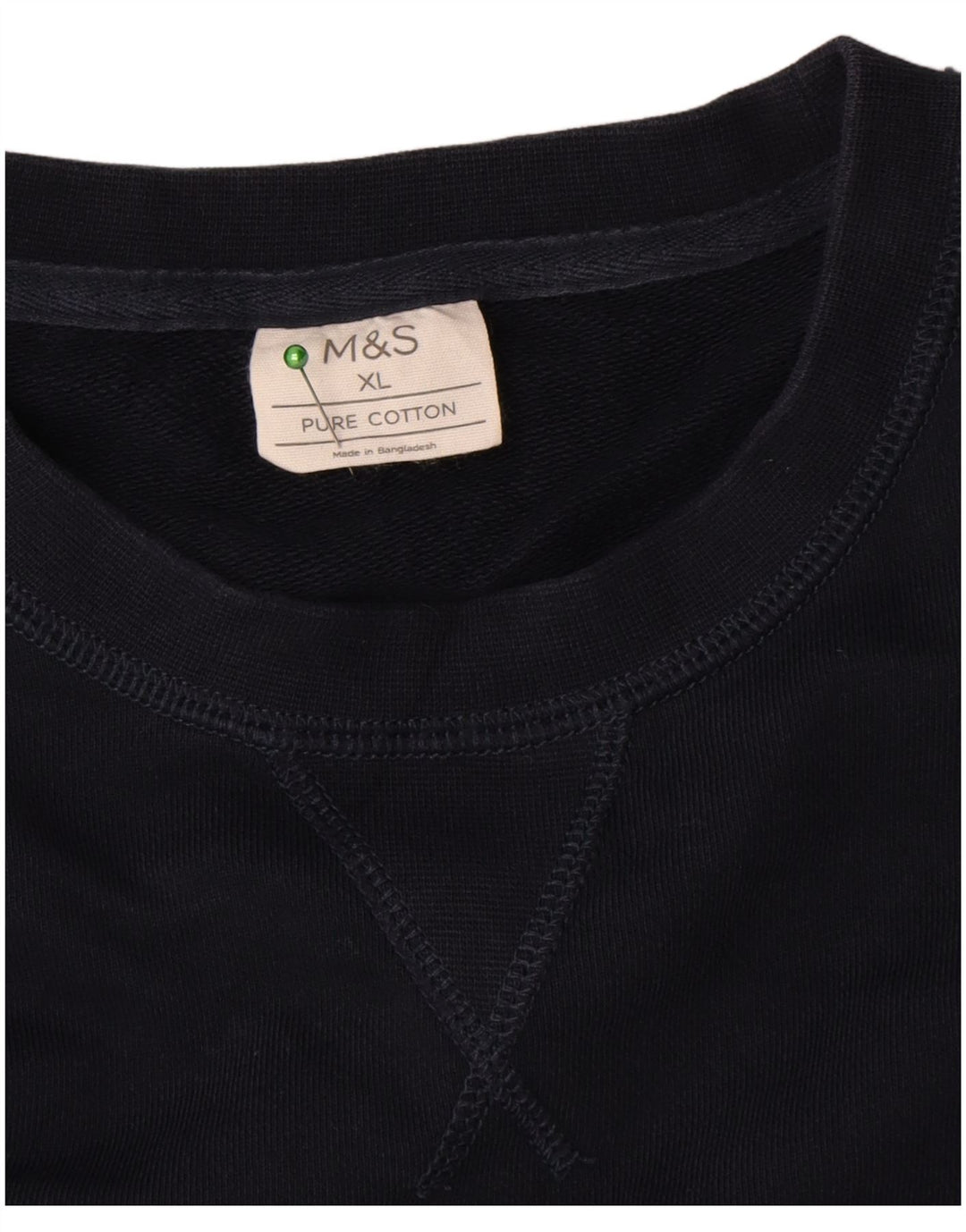 Marks & Spencer Herren Sweatshirt Pullover XL Marineblau Baumwolle
