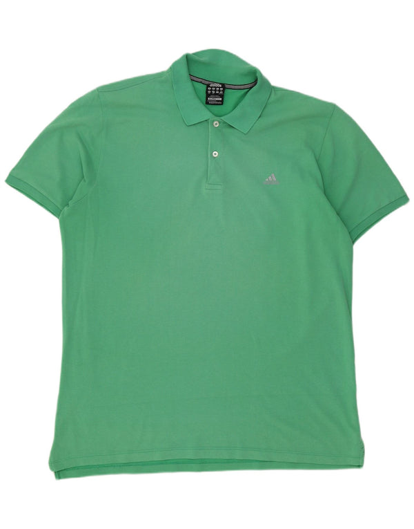 Adidas Herren Clima 365 Poloshirt 3XL Grün Baumwolle
