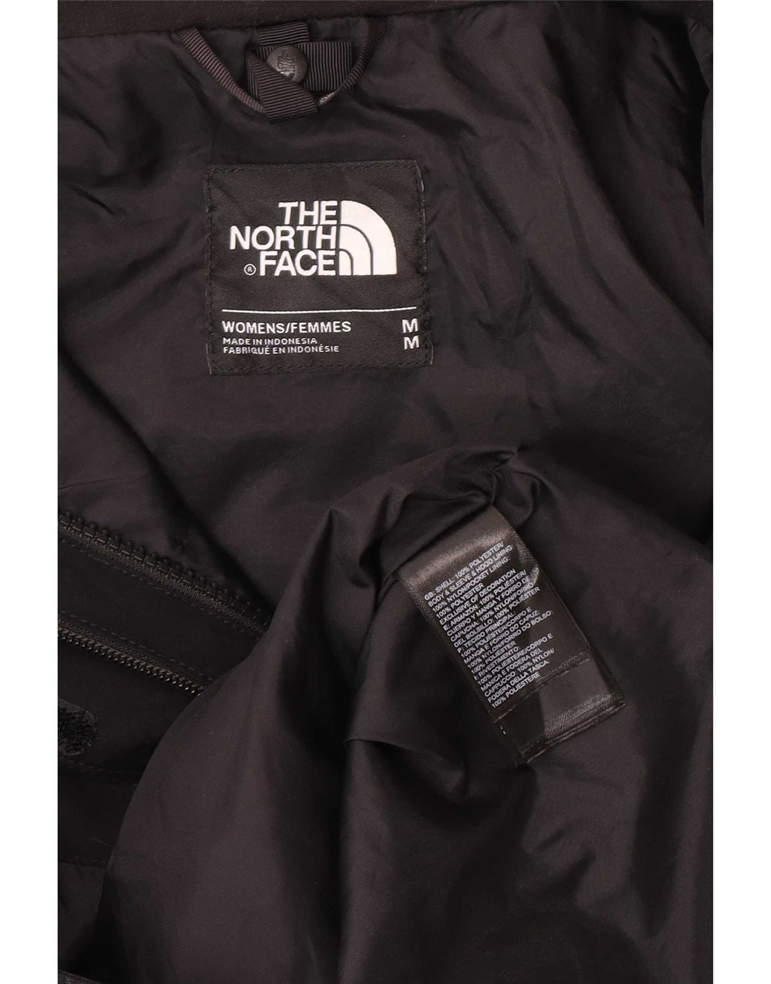 The North Face Damen-Windbreakerjacke mit Kapuze, UK 14, mittelschwarz