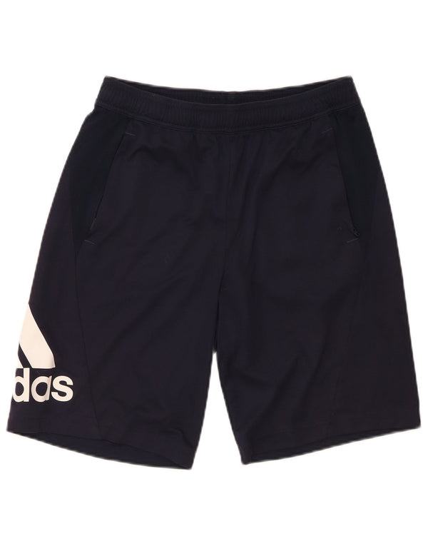 Adidas Jungen Aeroready Graphic Sport Shorts 15-16 Jahre Marineblau Polyester