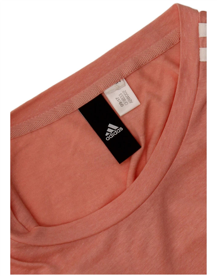 Adidas Damen T-Shirt Top UK 10 Small Pink