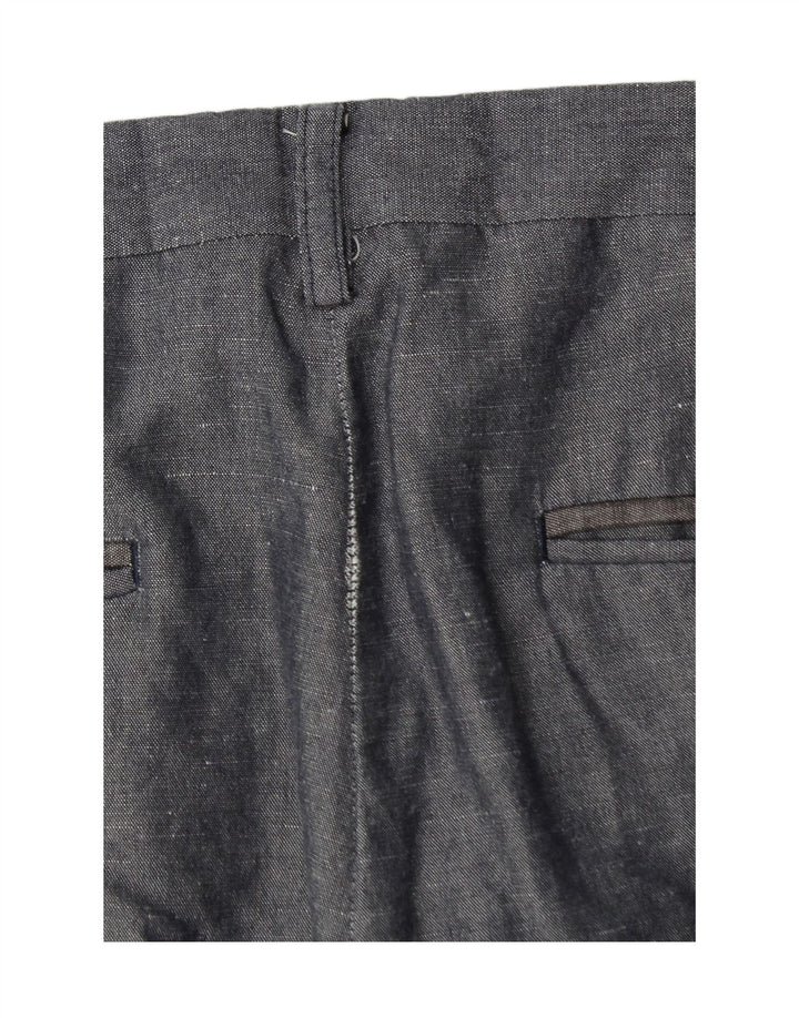 TED BAKER Gerade Chinohose für Herren, W34, L32, Blau, Baumwolle