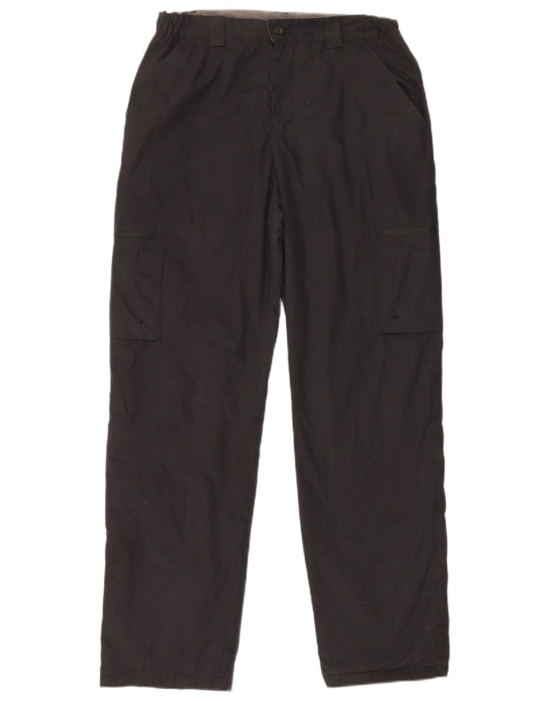 Mountain Warehouse Gerade Herren-Cargohose, W32, L31, Schwarz, Polyester
