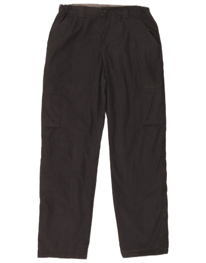 Mountain Warehouse Gerade Herren-Cargohose, W32, L31, Schwarz, Polyester