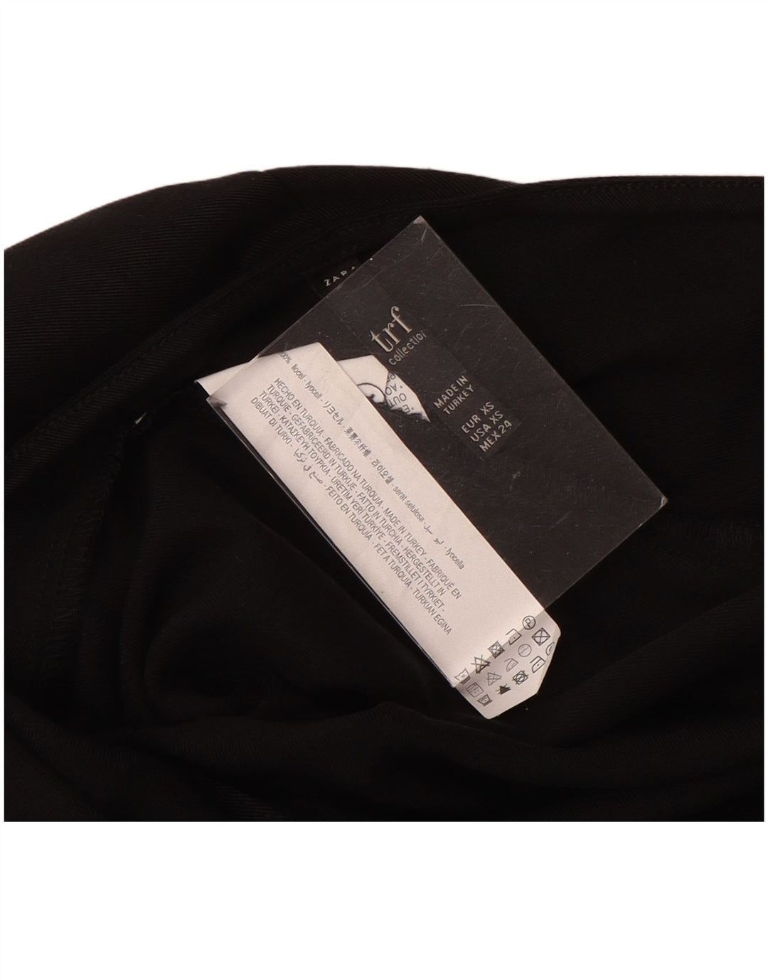 Zara Damen Overall UK 6 XS Schwarz Lyocell