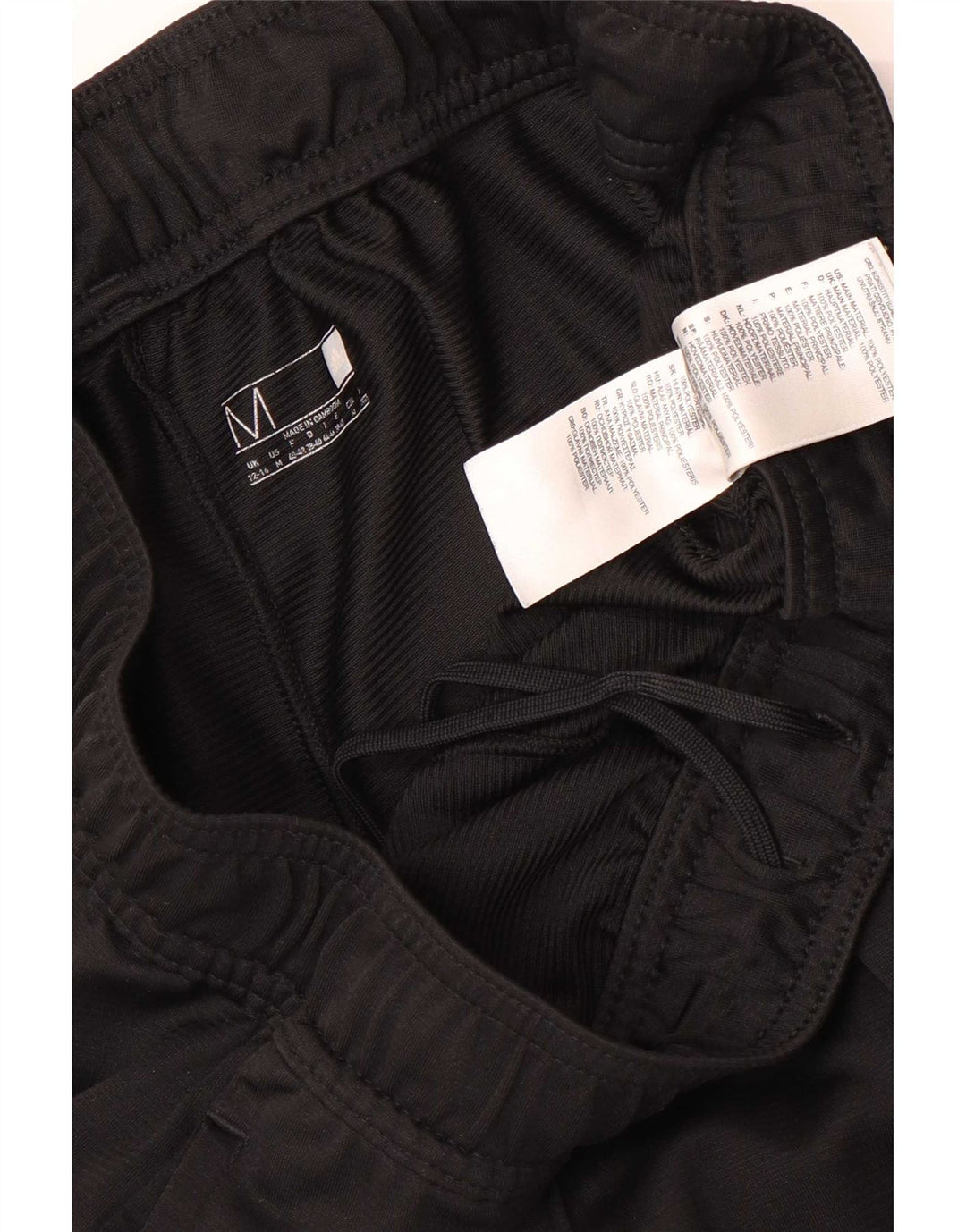 Adidas Damen-Trainingshose UK 12/14 Mittelschwarzes Polyester