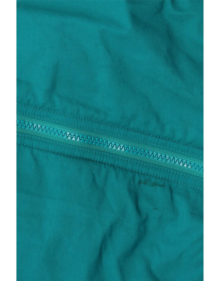 LANDS END Herren-Windbreaker-Jacke, UK 42/44, großes grünes Nylon